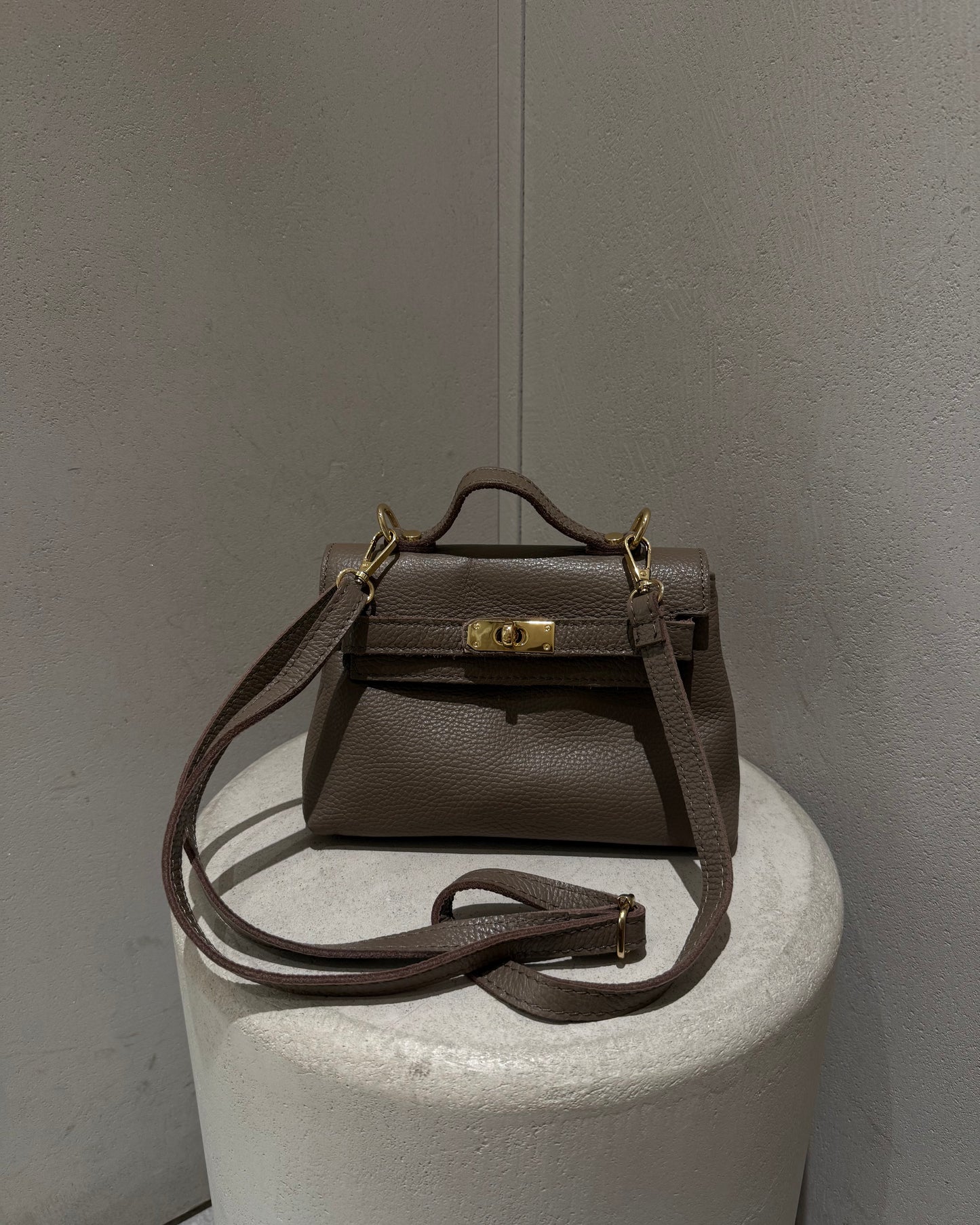 Bolso Piel Toupe