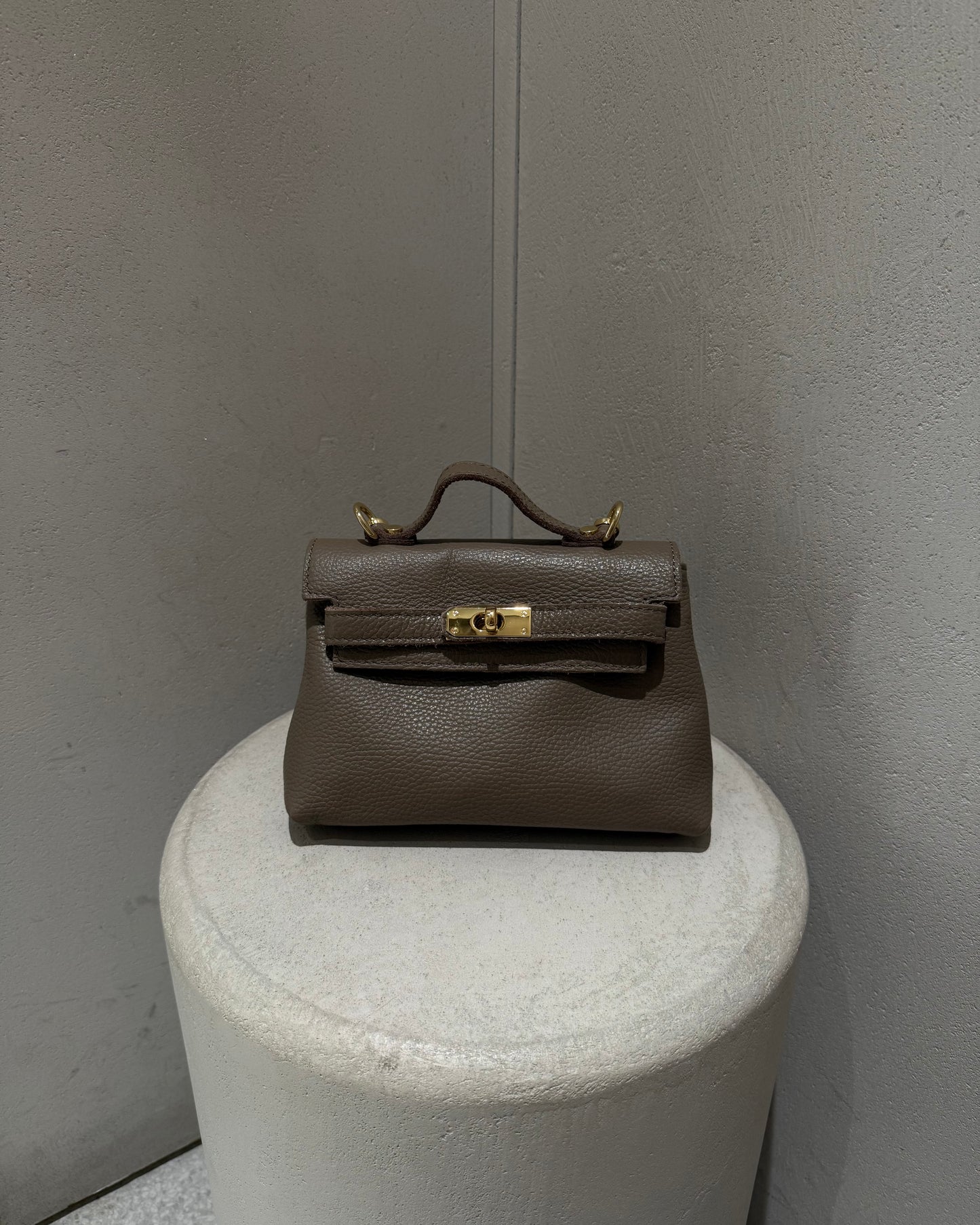 Bolso Piel Toupe