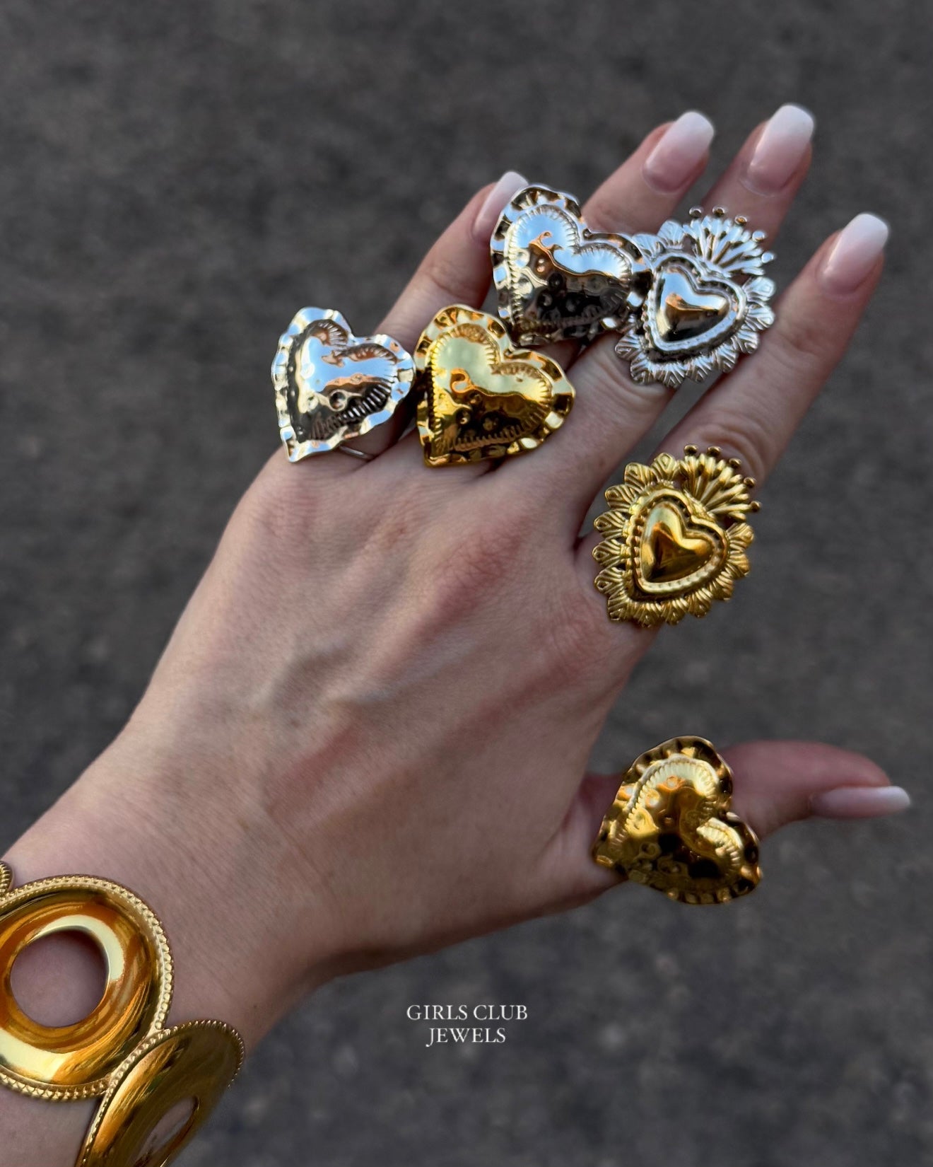 Glob Ring Silver