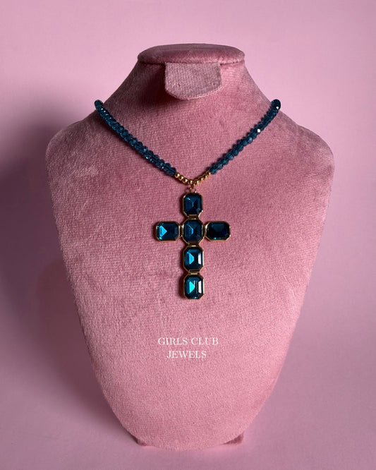 Blue Creu Necklace