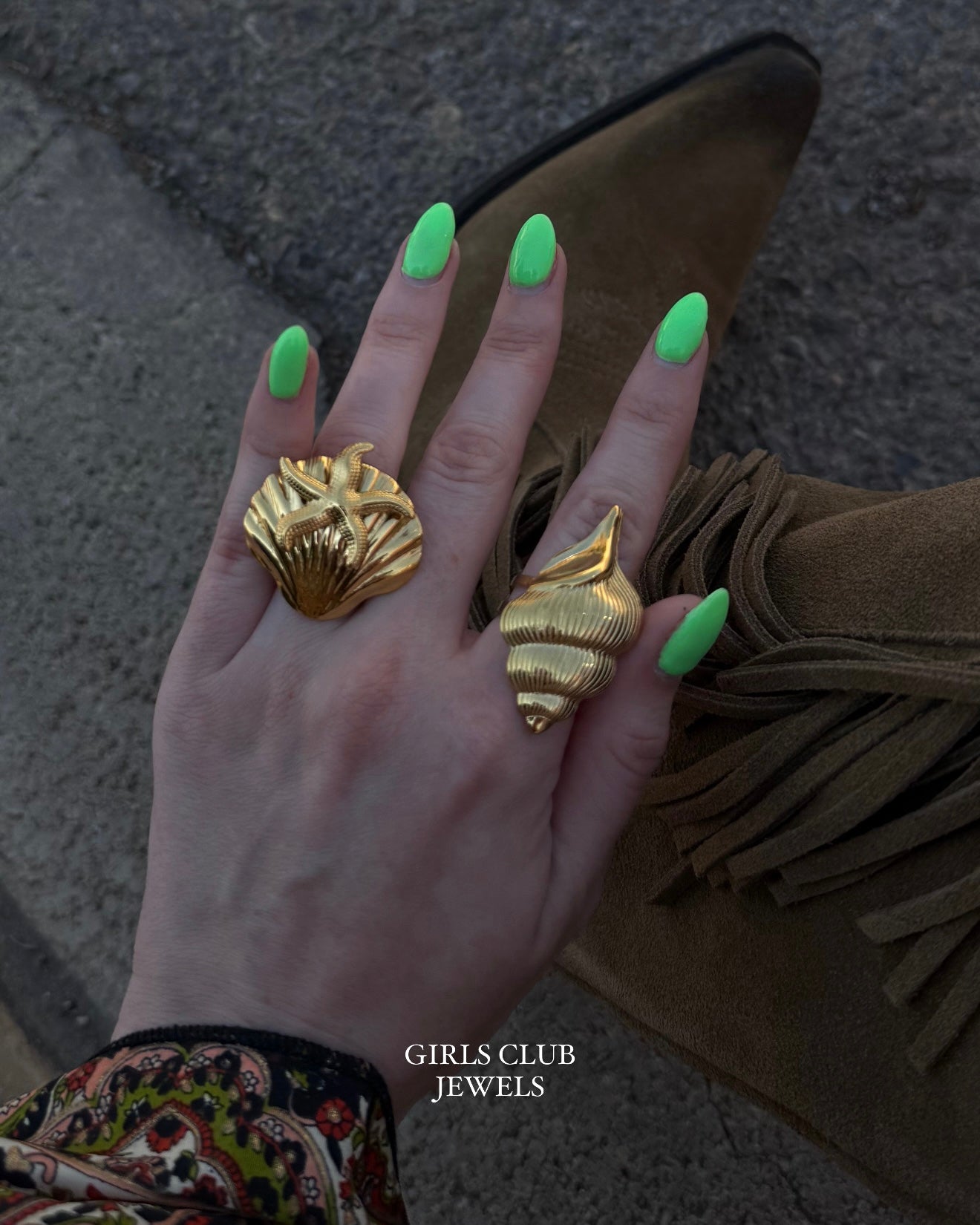 Arrecife Ring Gold