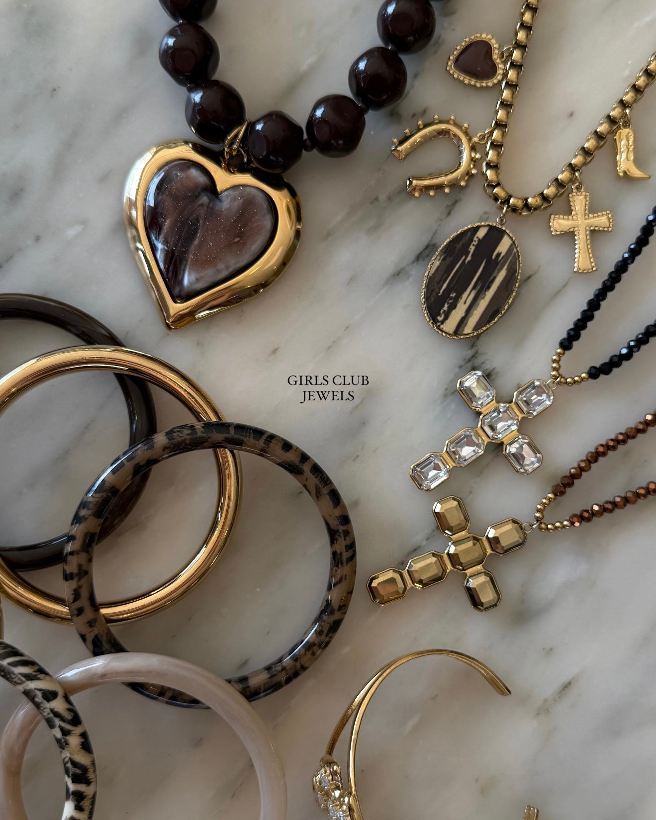 3 Beig Bracelets