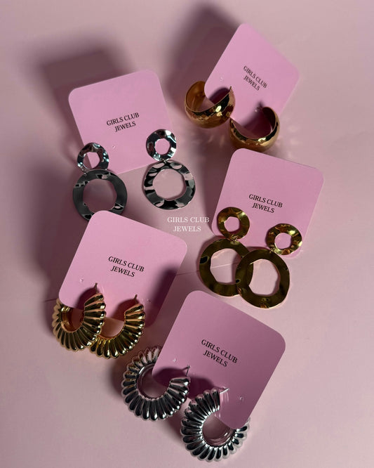 Croque Earrings Gold