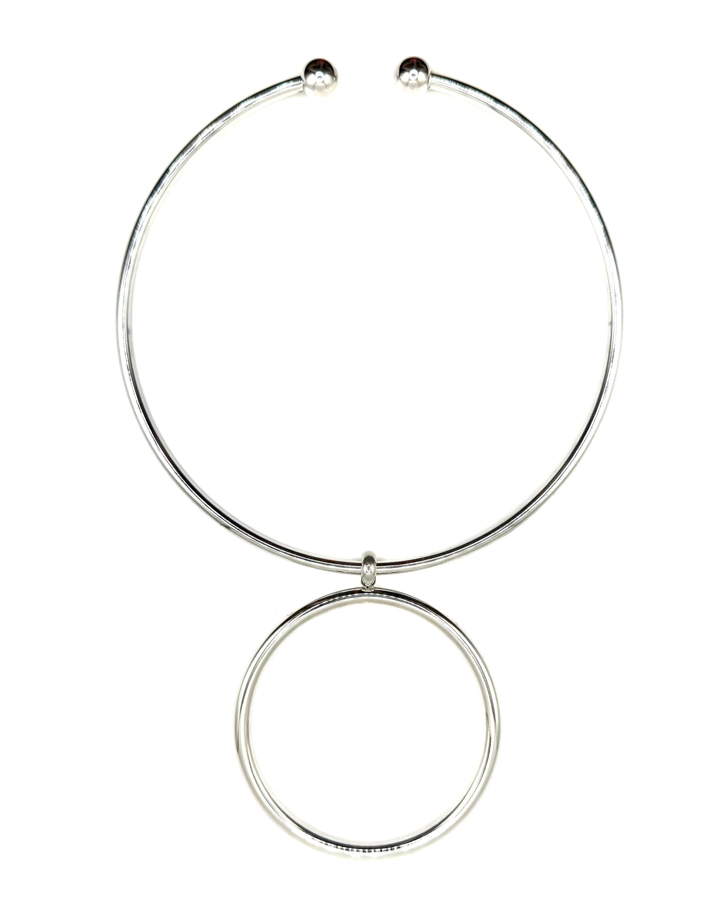 Rigid Necklace Silver