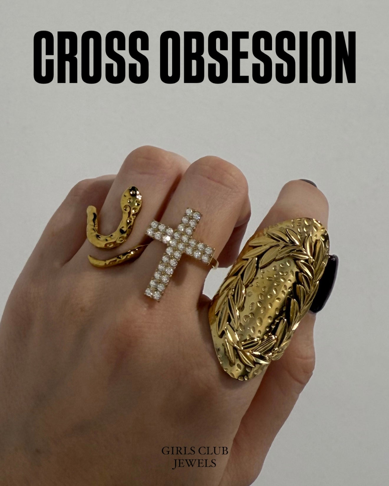 Cross Ring Gold