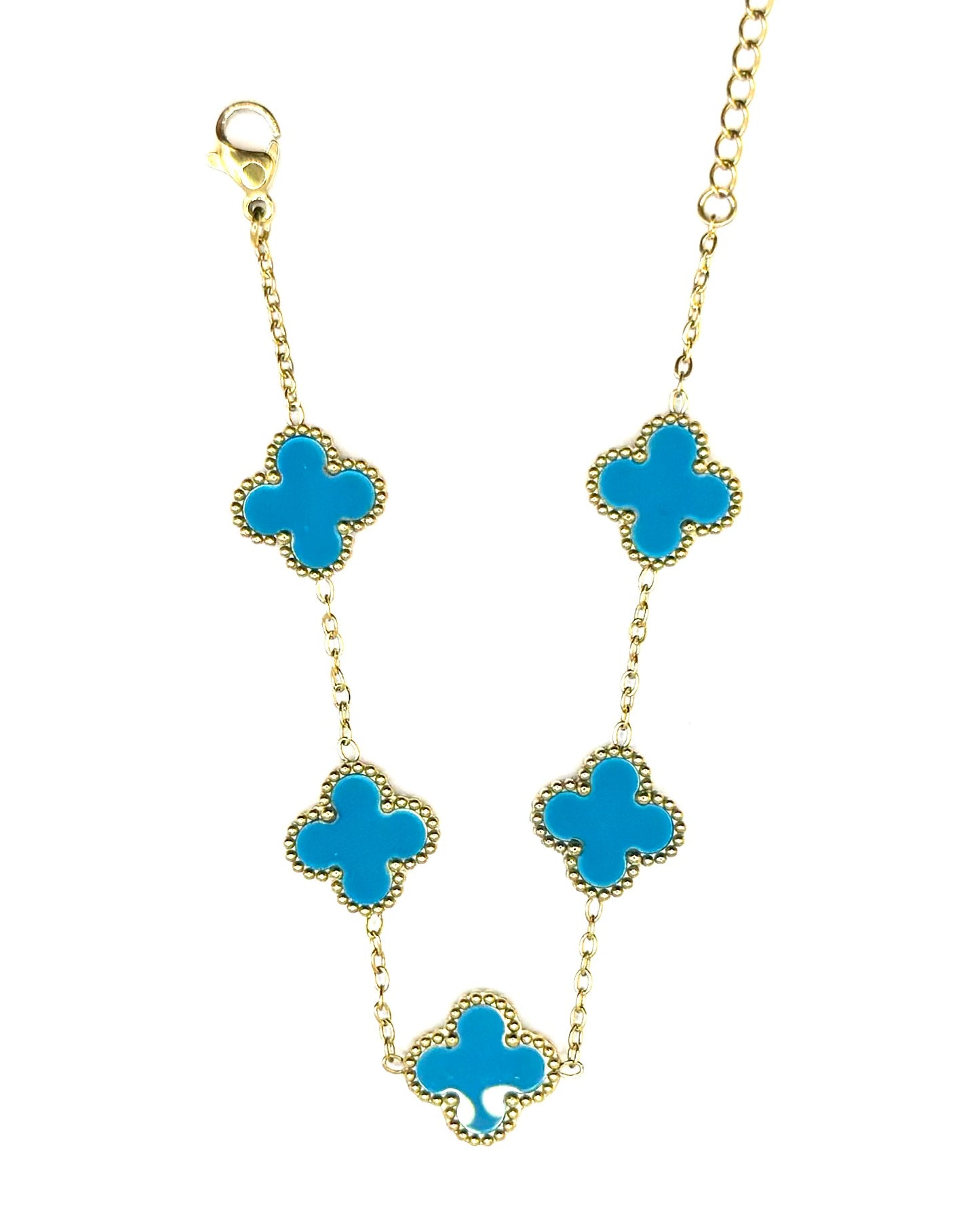Van Bracelet Azul Dorada