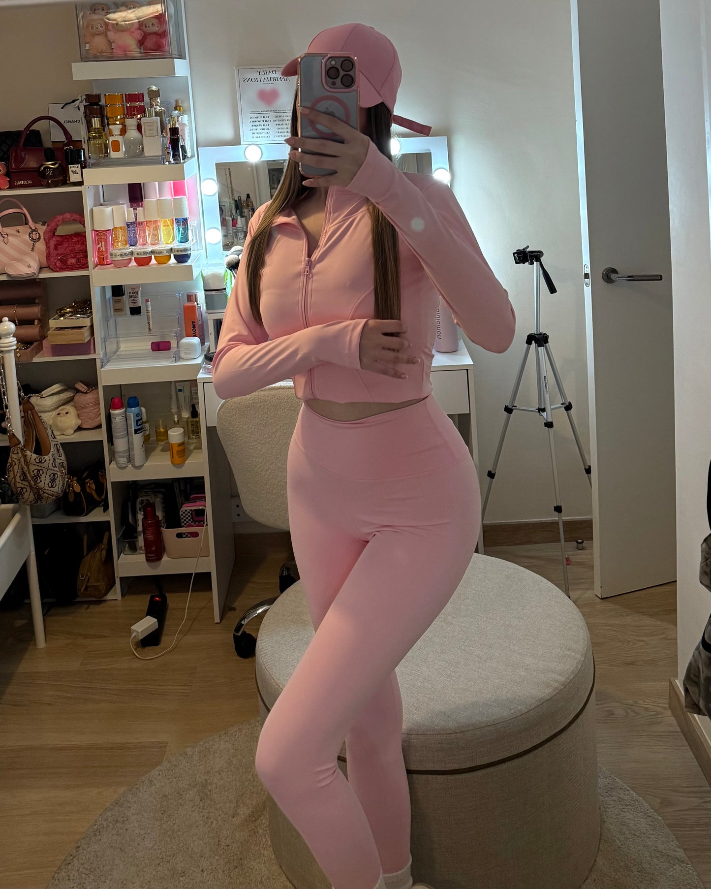 Conjunto Yoga Rosa