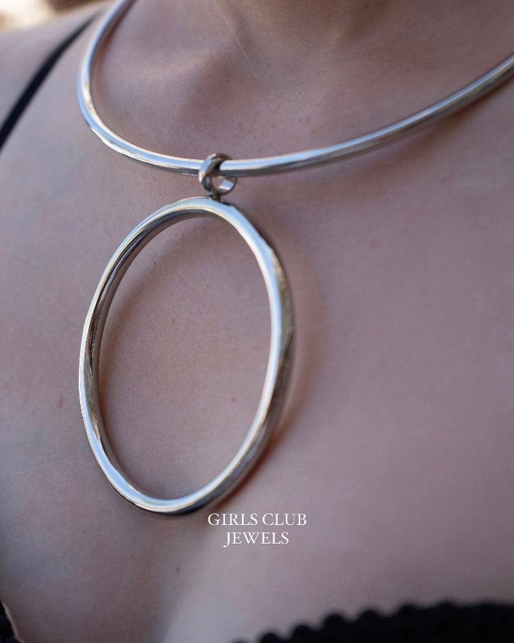 Rigid Necklace Silver