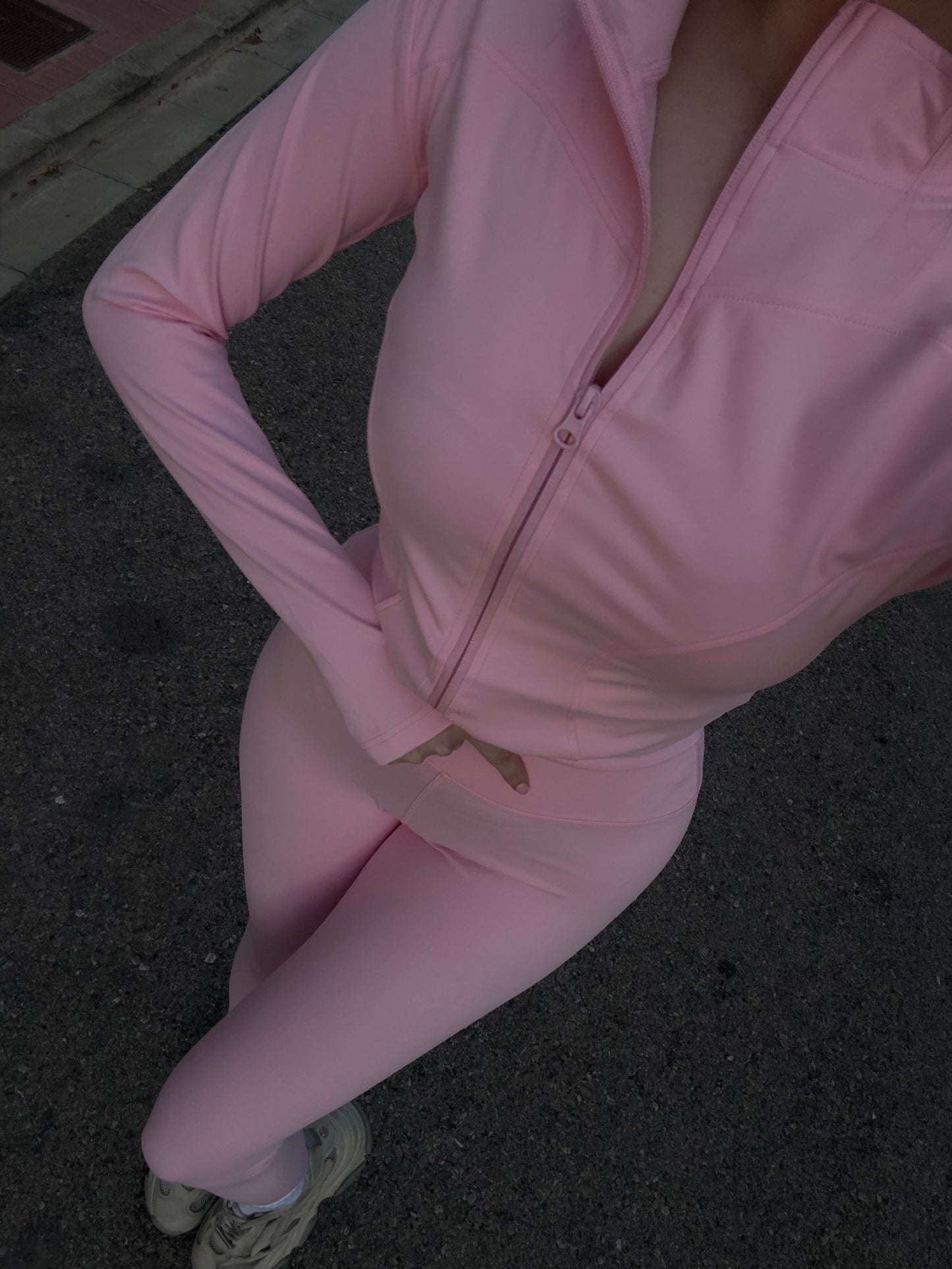 Conjunto Yoga Rosa
