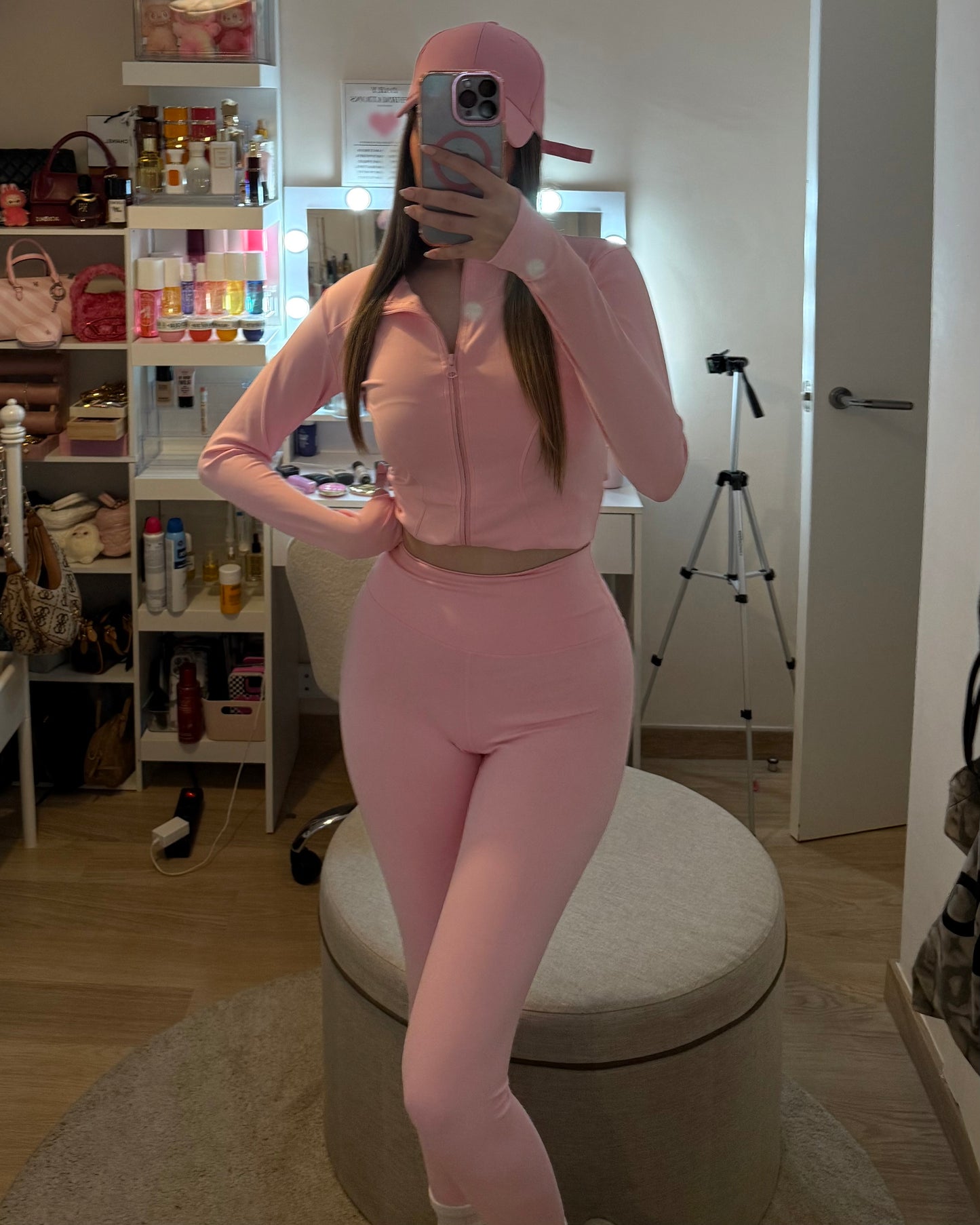 Conjunto Yoga Rosa