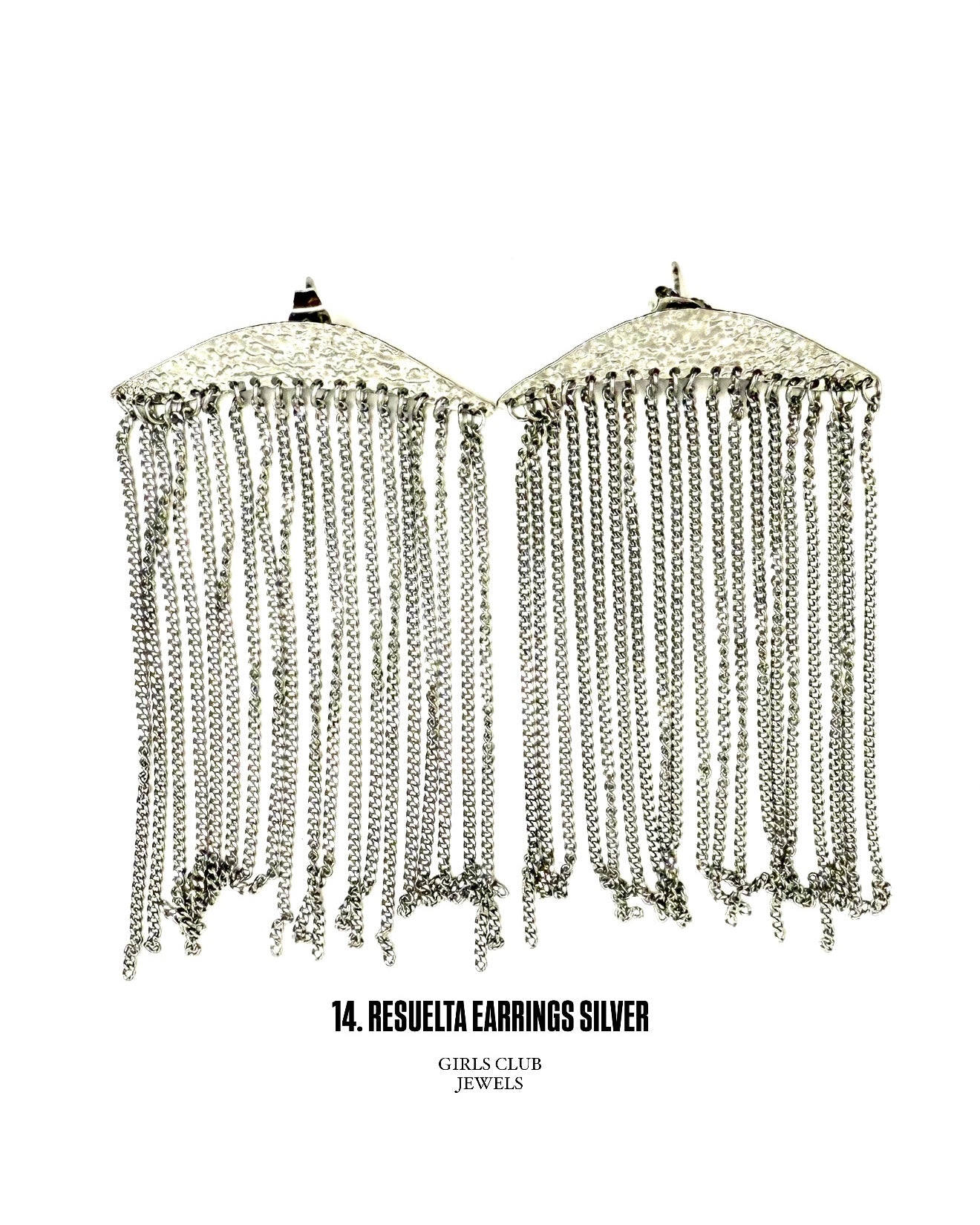 RESUELTA EARRINGS SILVER