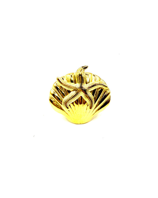 Arrecife Ring Gold