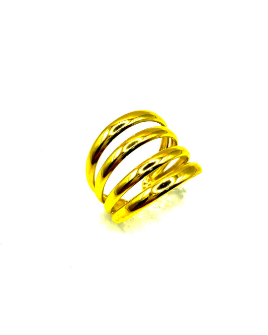 Cuádruple Ring Gold