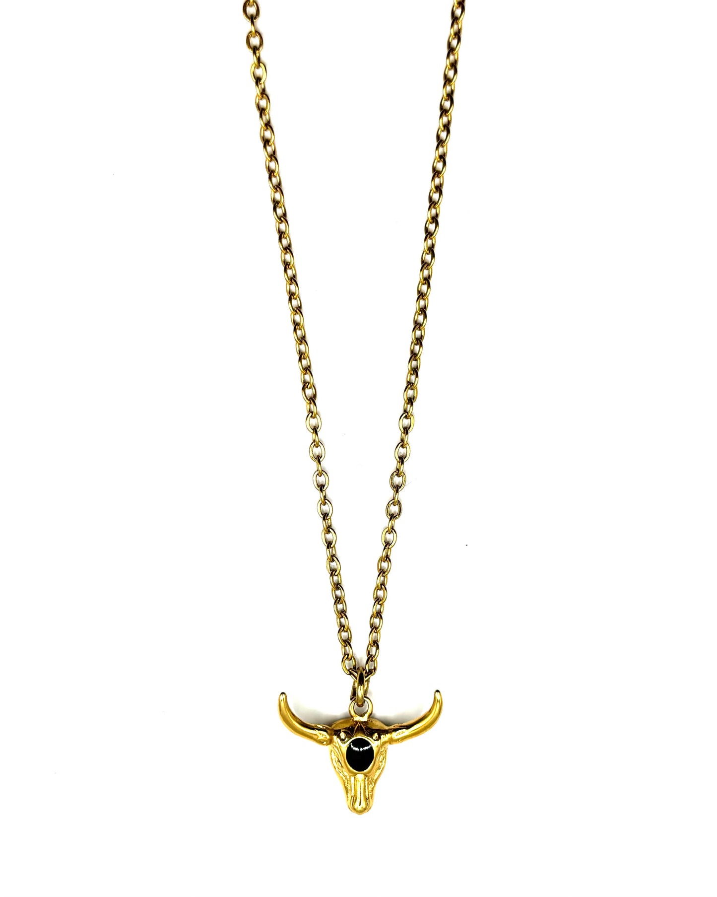 Buffalo Necklace Gold