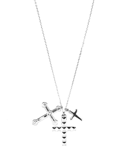 Triple Cross Silver