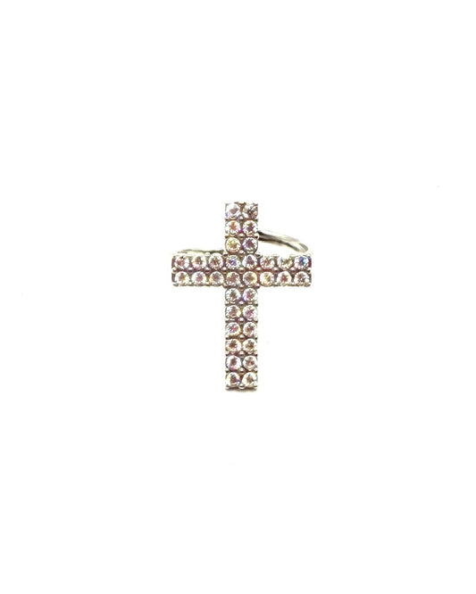 Cross Ring Silver