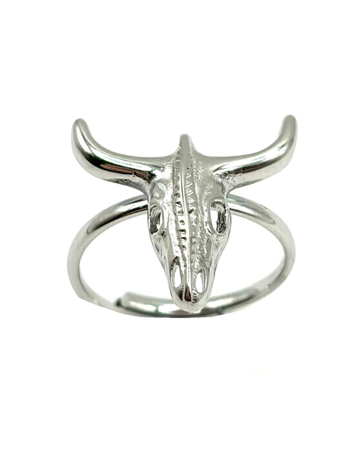 Buffalo Ring Silver