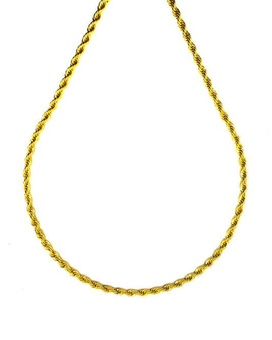 Cord Necklace Gold