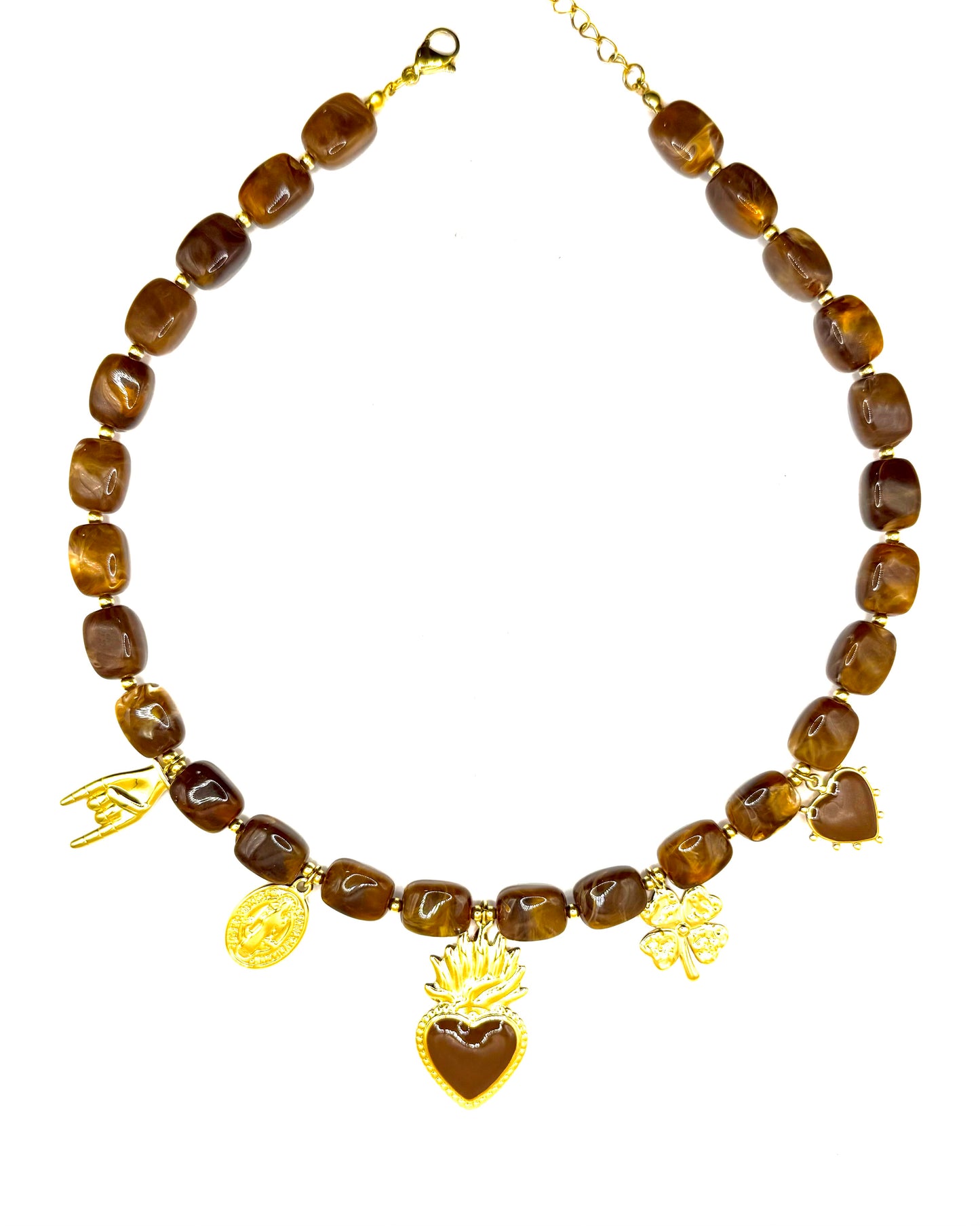 Flechazo Marrón Necklace