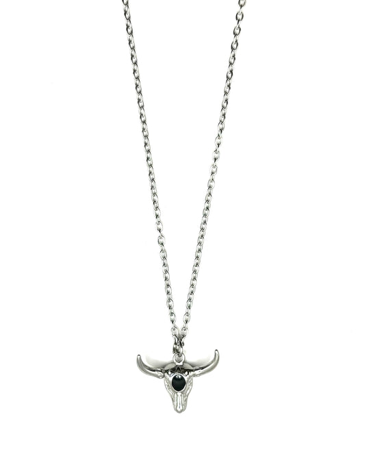 Buffalo Necklace Silver