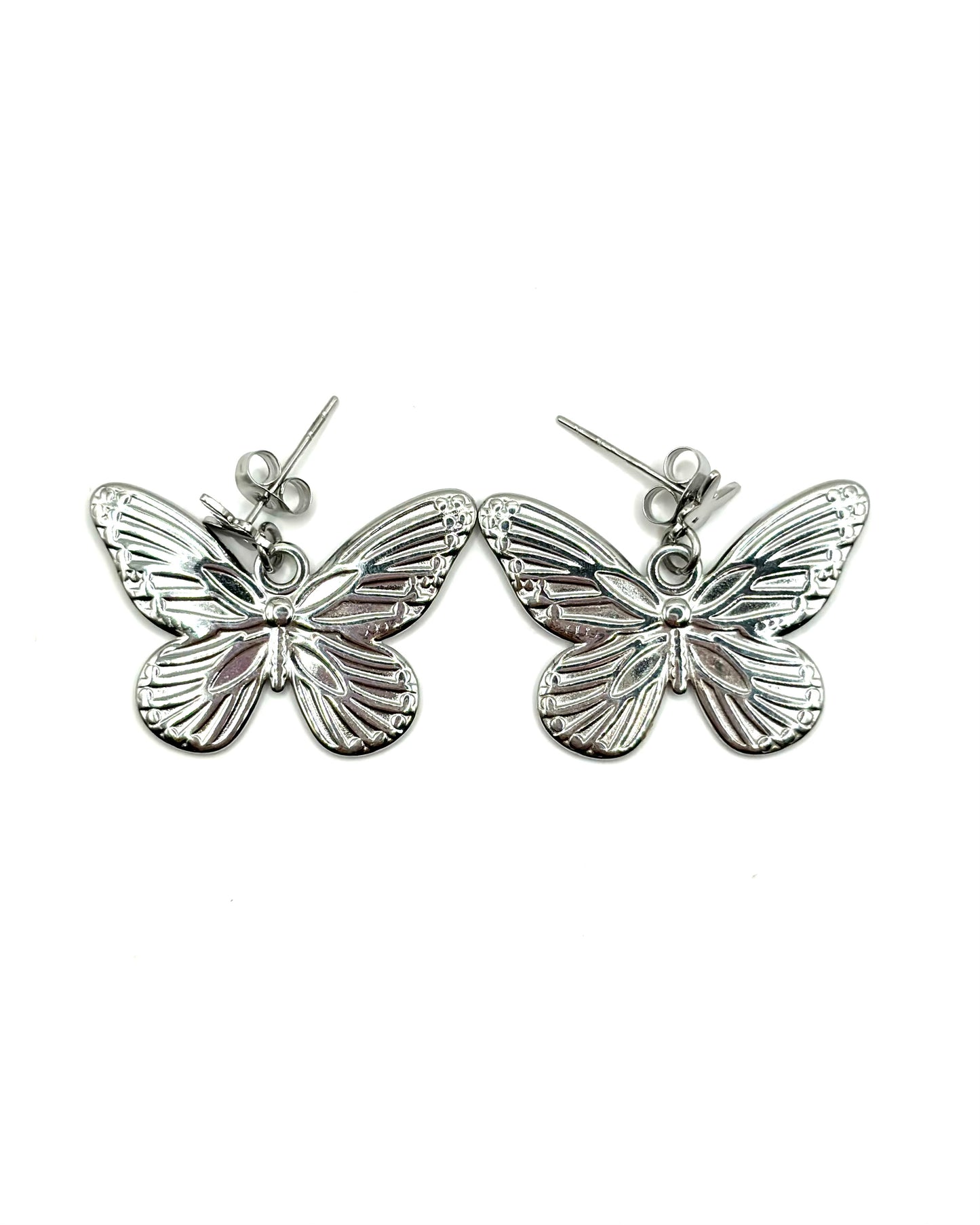 Butterfly Earrings Silver