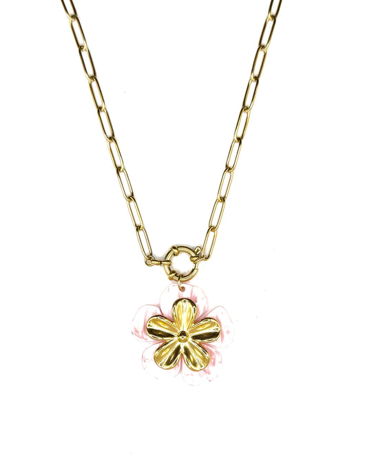 Flori Necklace Rosa