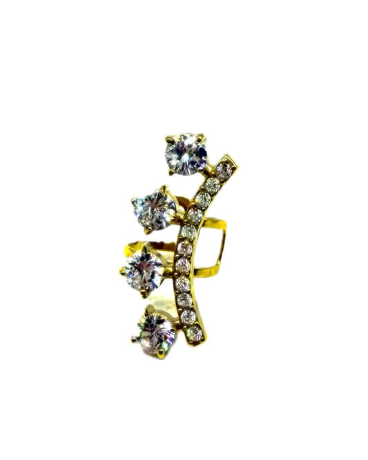 Jade Earcuff Gold