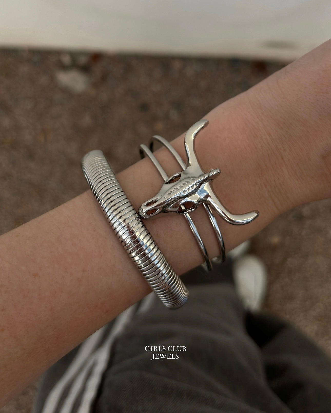 Heel Bracelet Silver