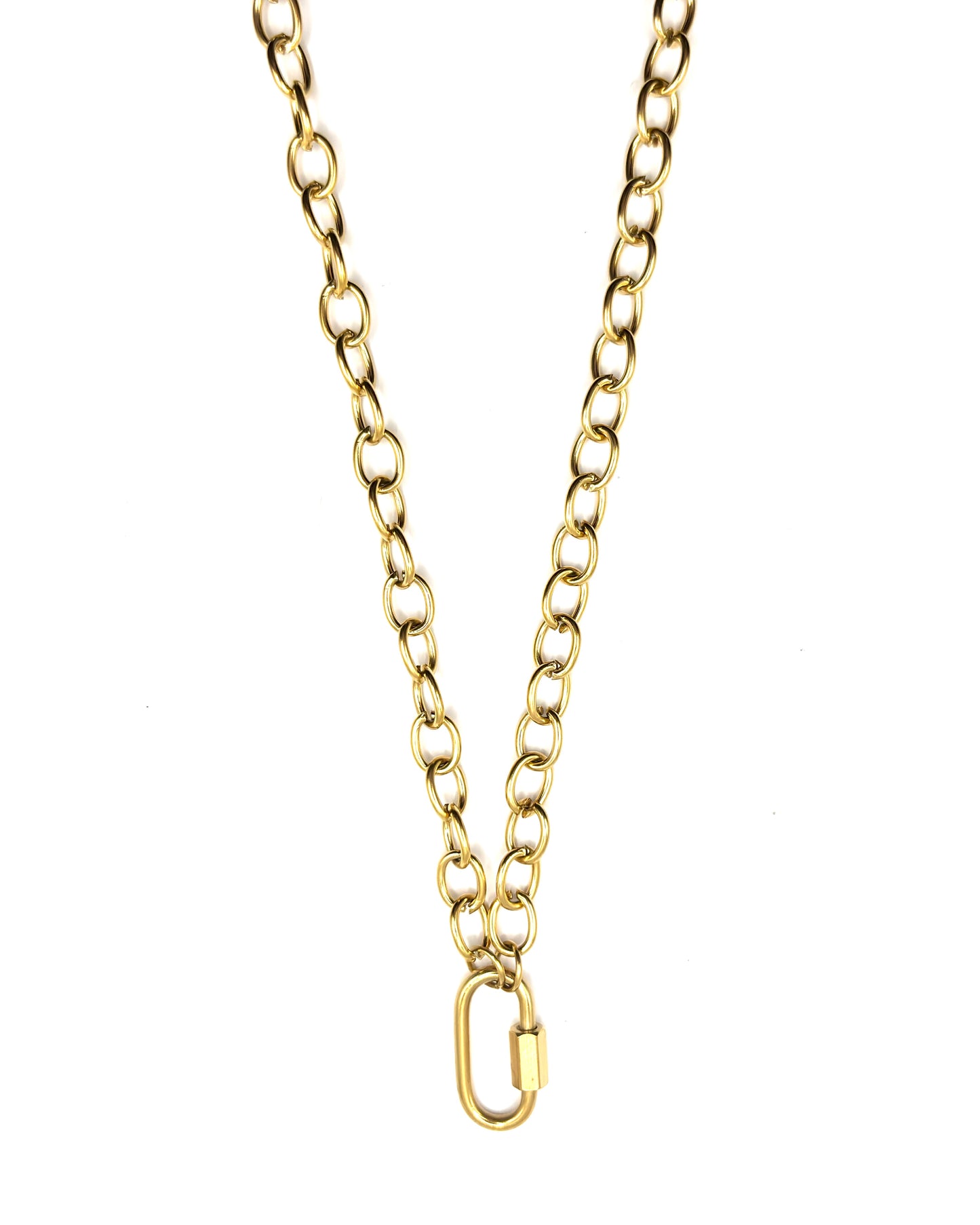 Clip Necklace Gold