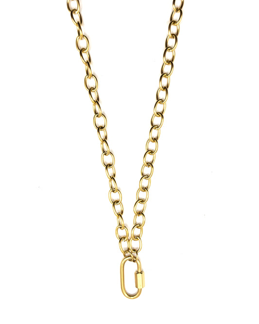 Clip Necklace Gold