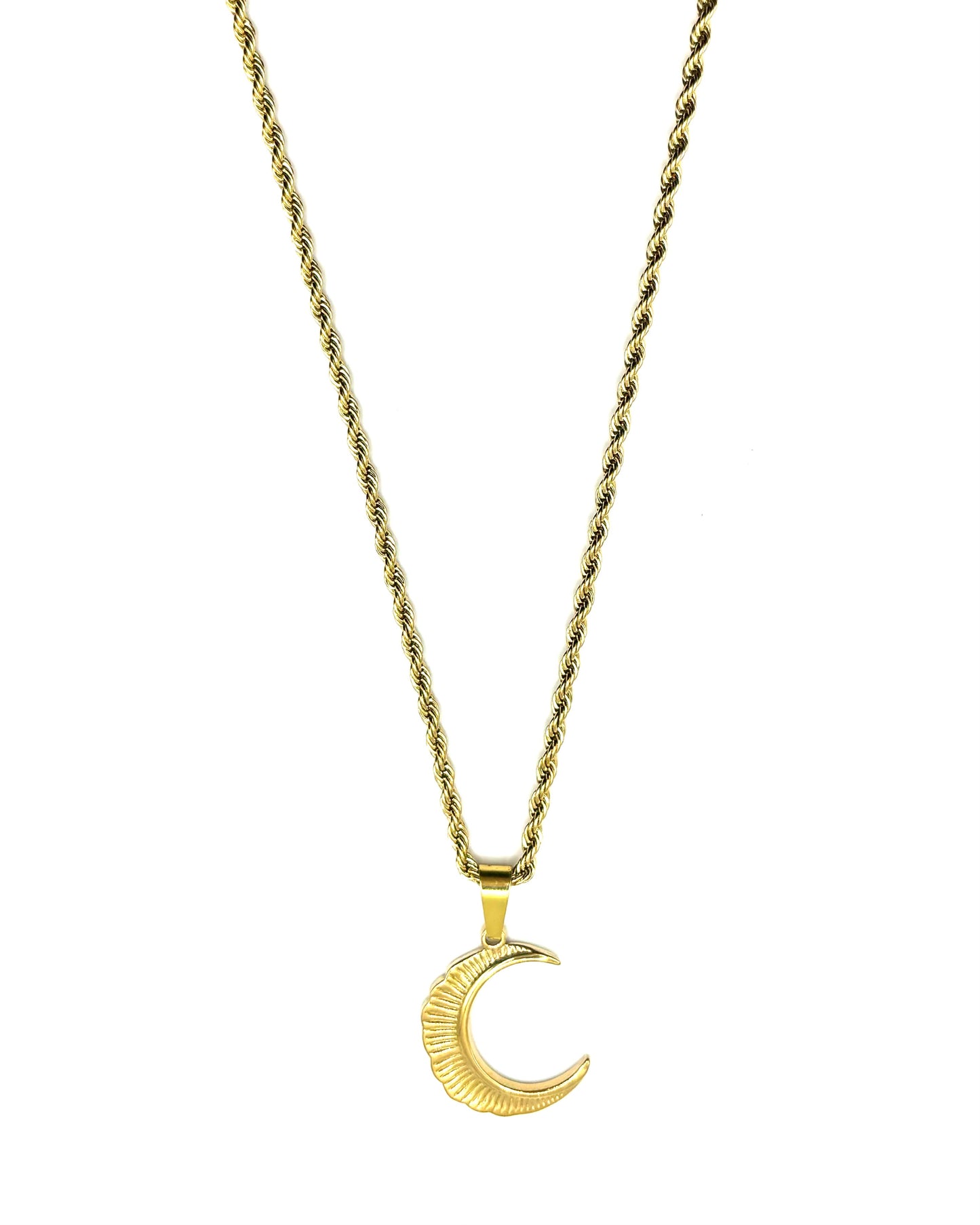 Moon Necklace Gold