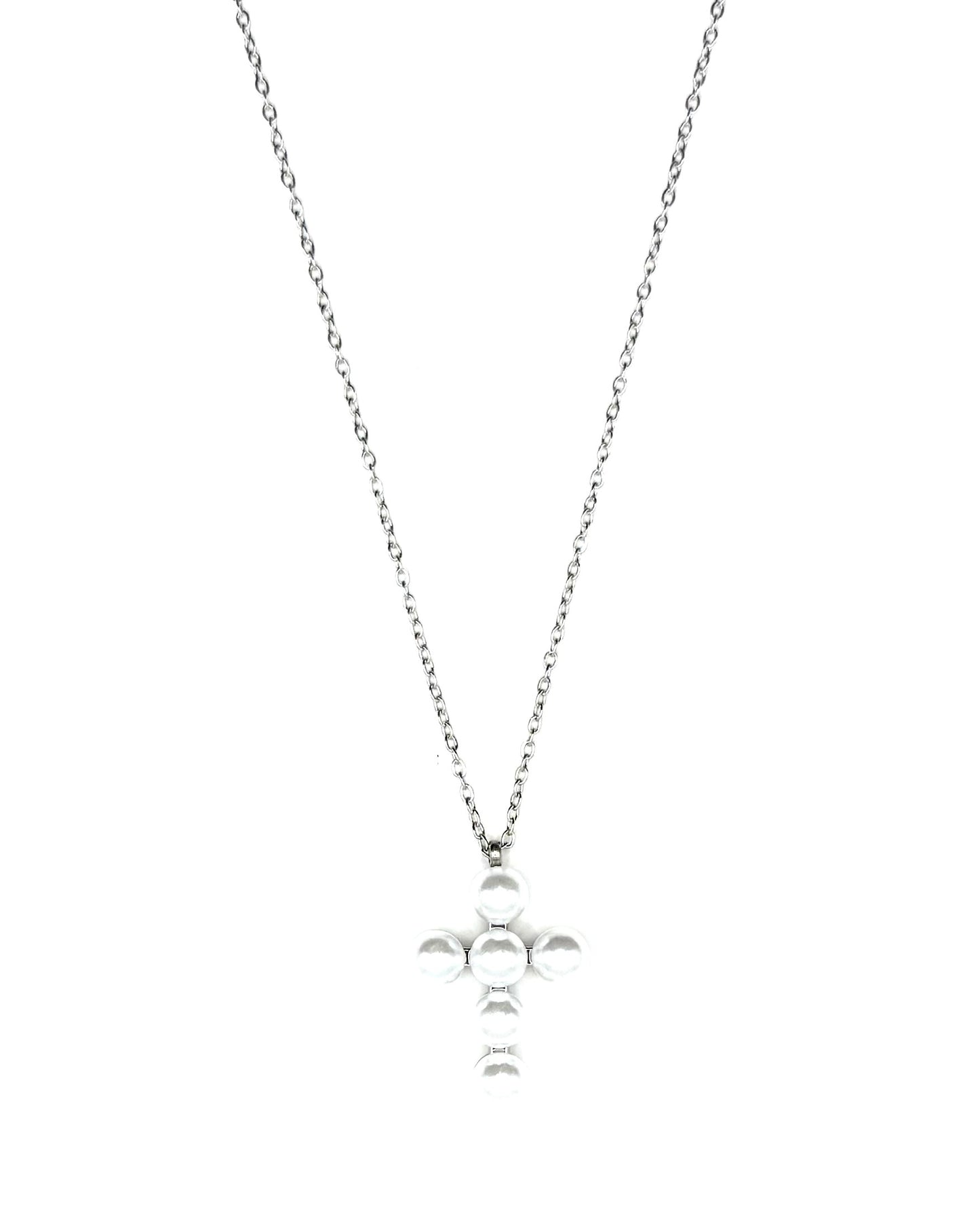 Pearl Cruise Necklace Silver