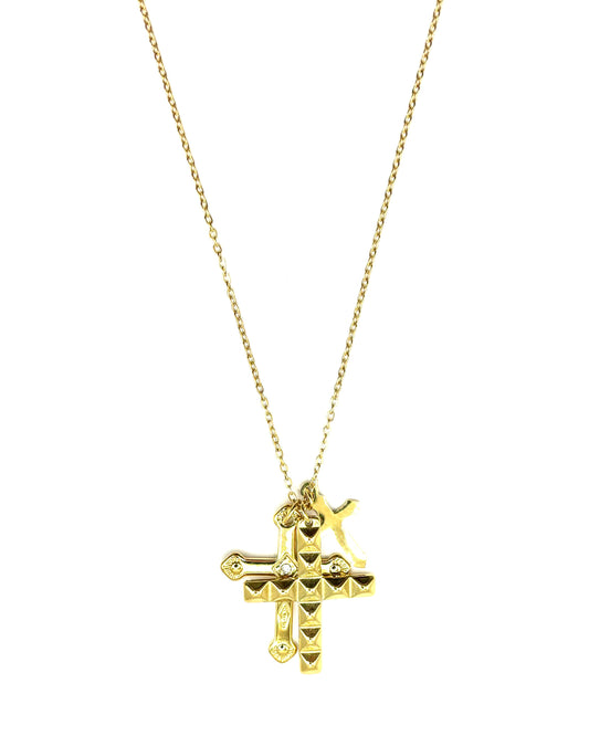 Cross Necklace Gold