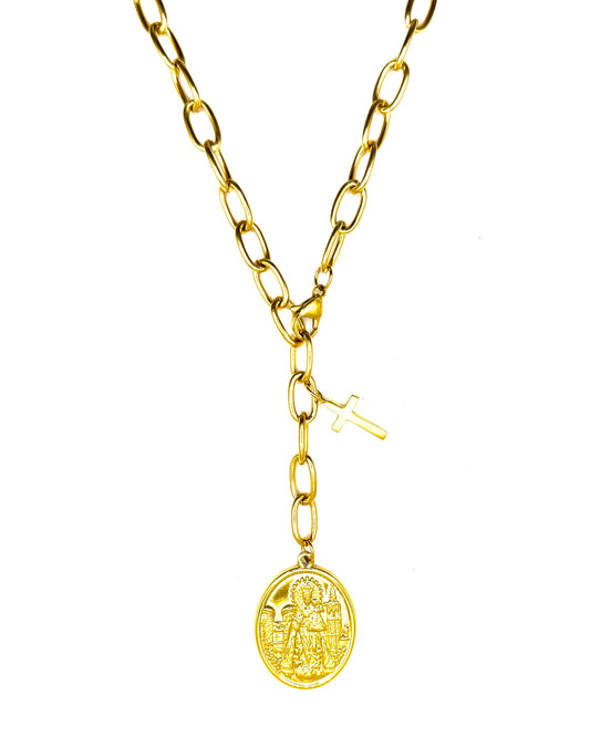 Medalla Necklace Gold