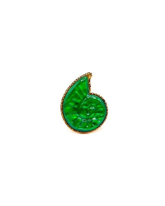 Caracola Verde Ring