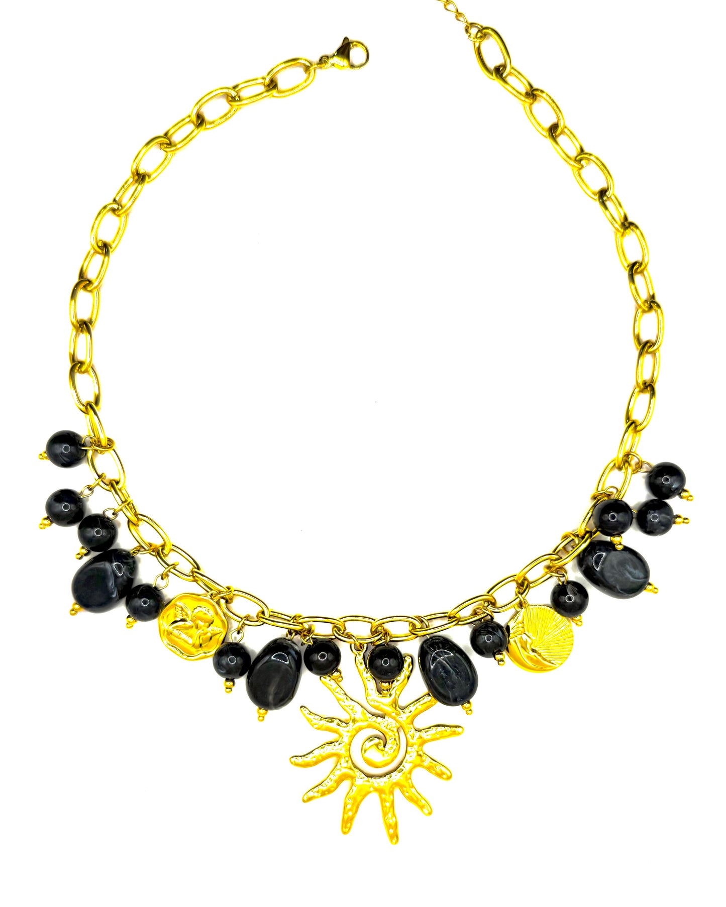 Guardián Black Necklace