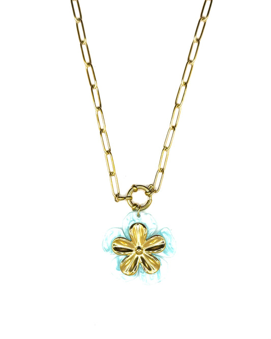 Flori Necklace Azul