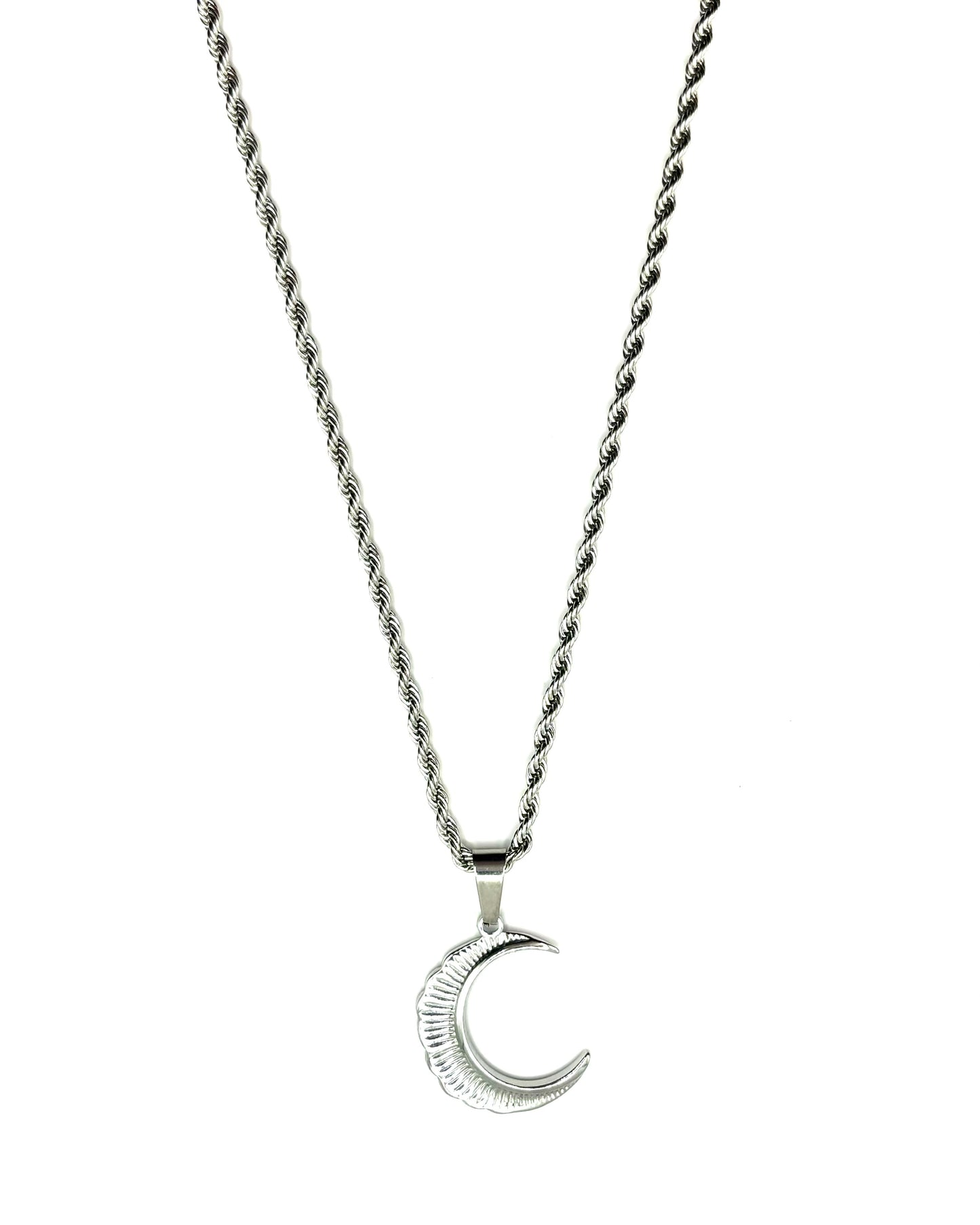 Moon Necklace Silver