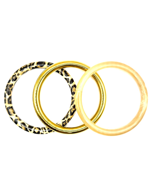 3 Beig Bracelets