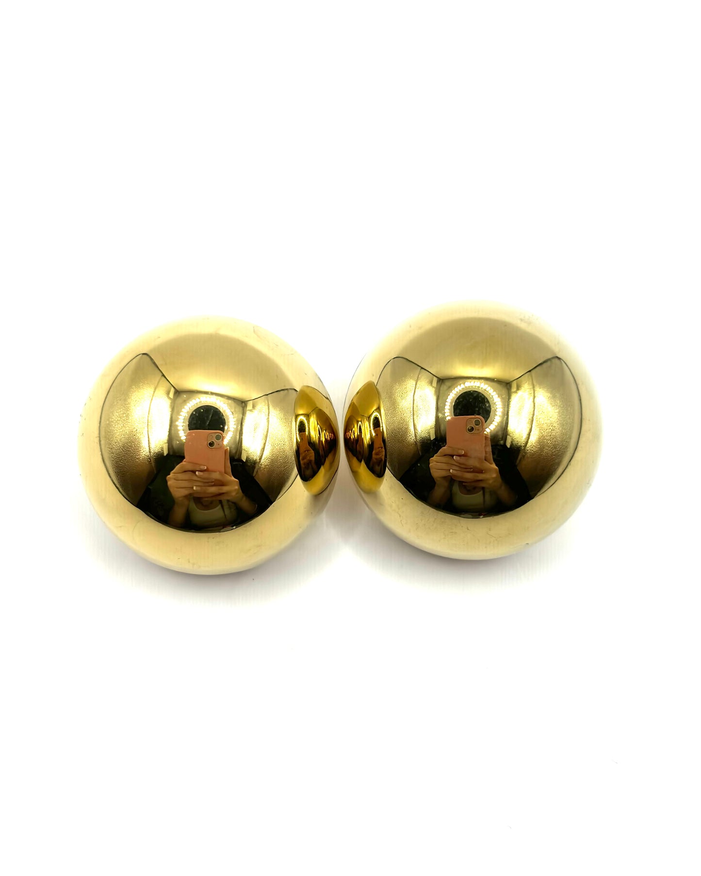 Ball Earrings Gold