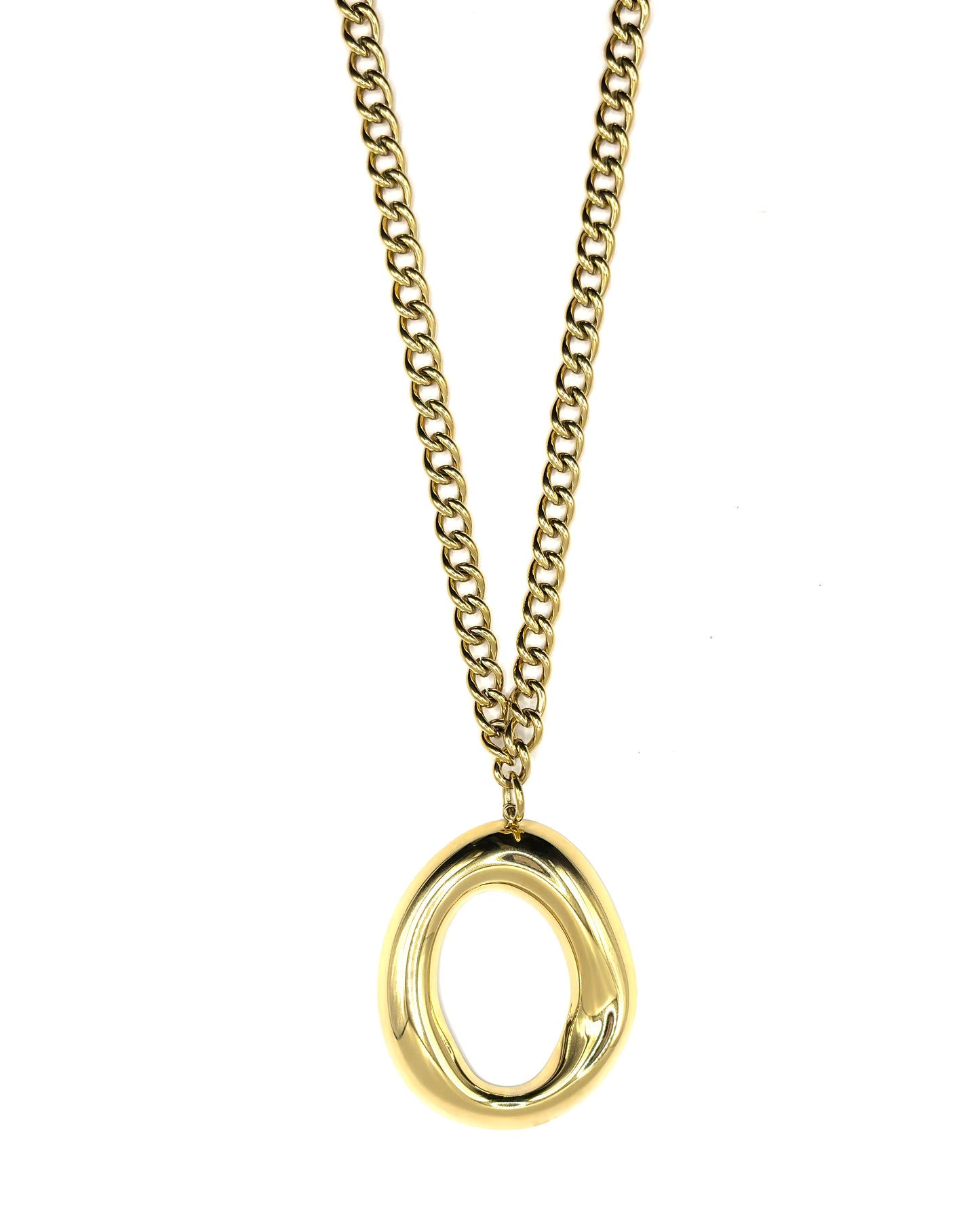 Circle Necklace Gold