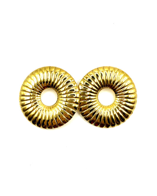 Circ Earrings Gold