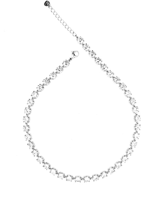 Girl Choker Silver