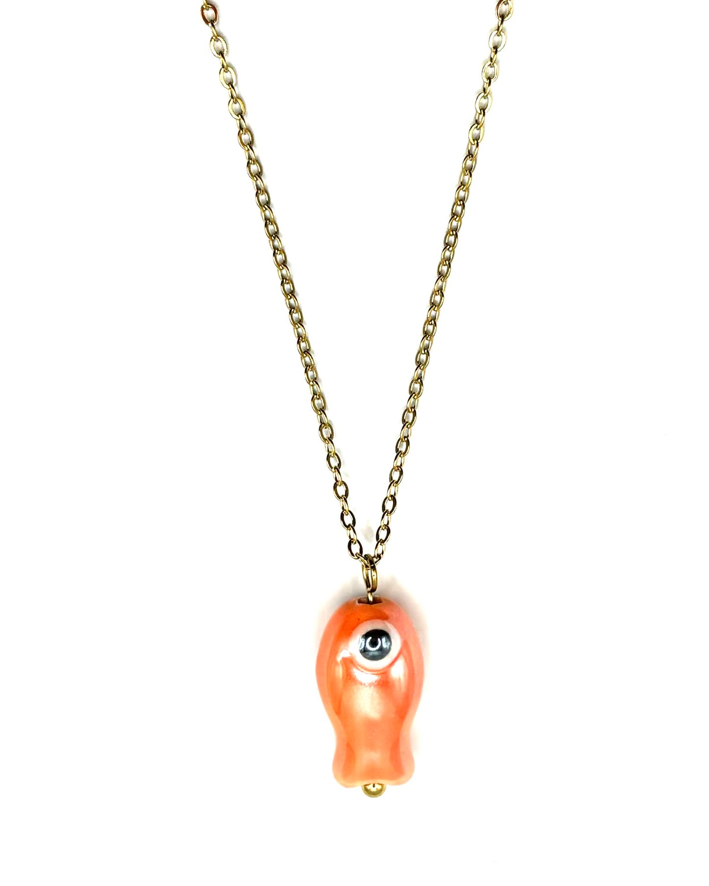 Pececito Naranja Necklace