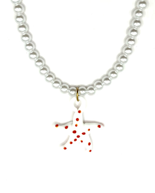 Marea White Necklace