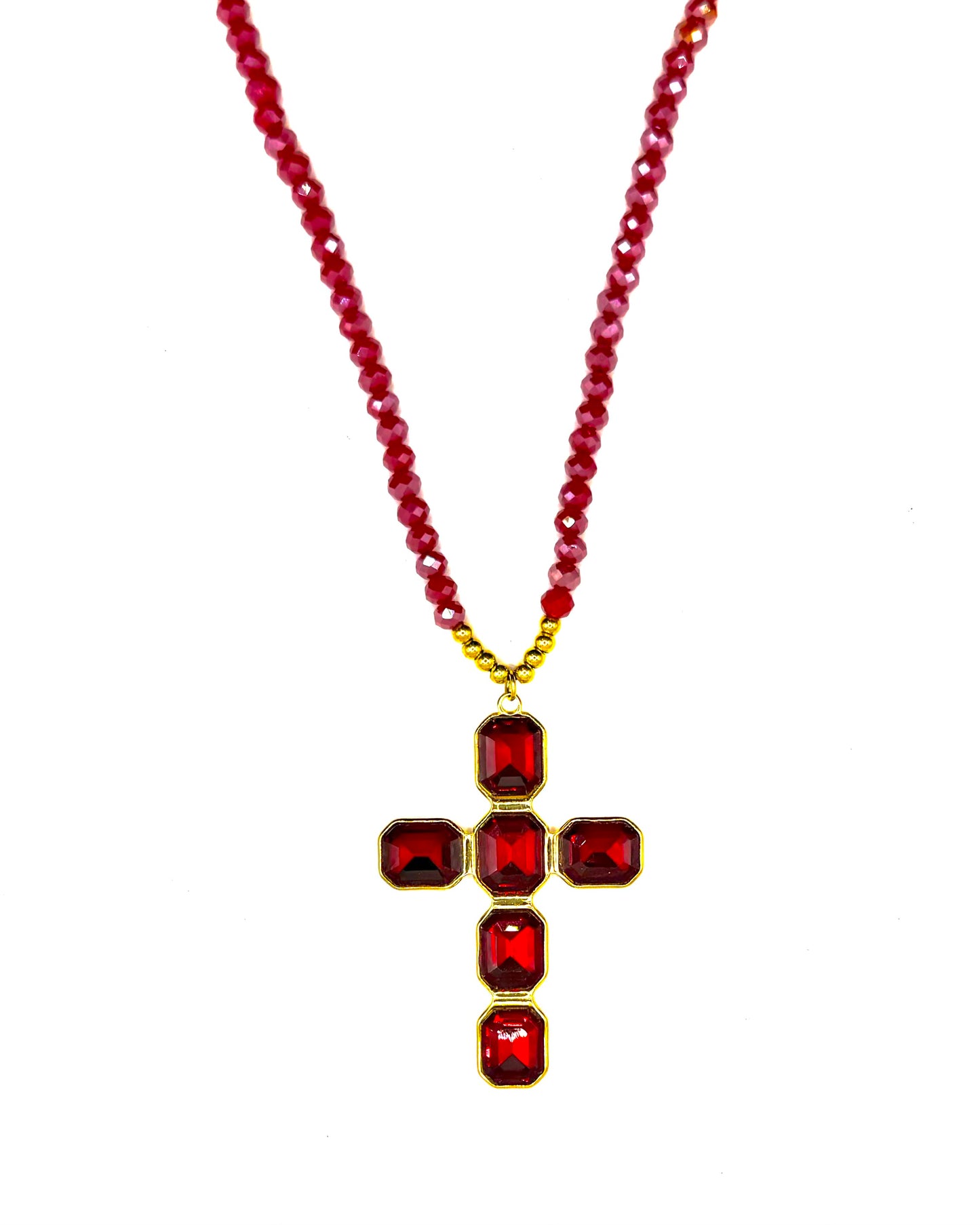 Red Creu Necklace