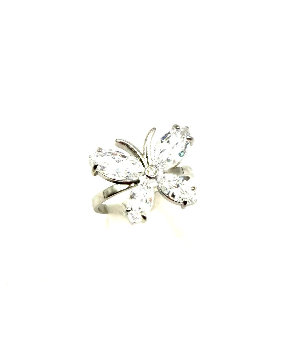 Mariposa Ring Plata