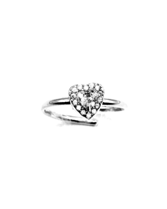 Coraçao Ring Silver