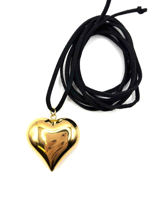 Heart Choker Gold