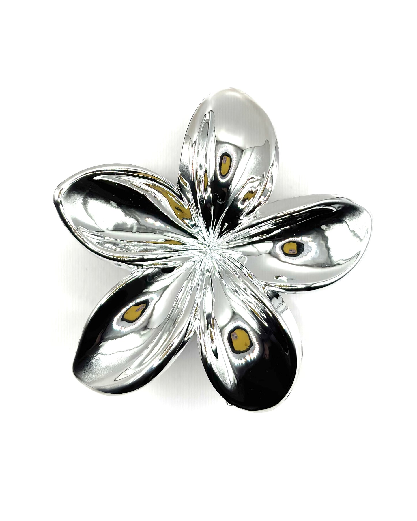 Flower Hair Clip Silver